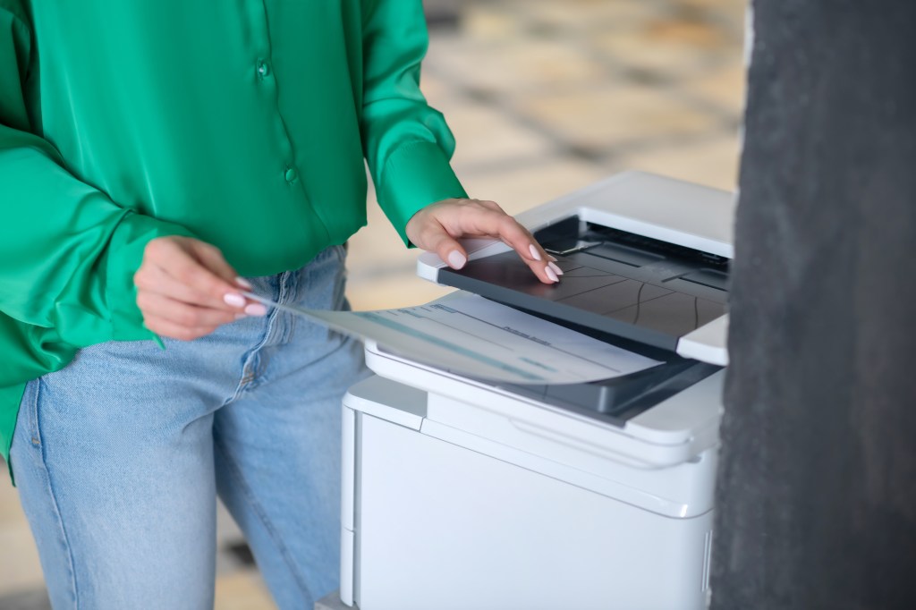 Visuel d'une photocopieuse